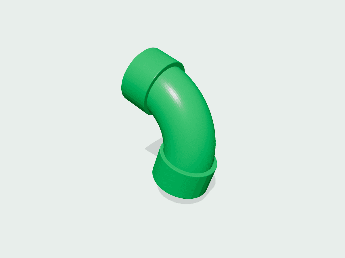 Reducing Elbow illustrative render