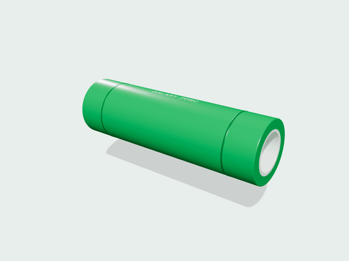 Single-Layer PPRC Pipe illustrative render